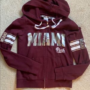 PINK Miami zip up